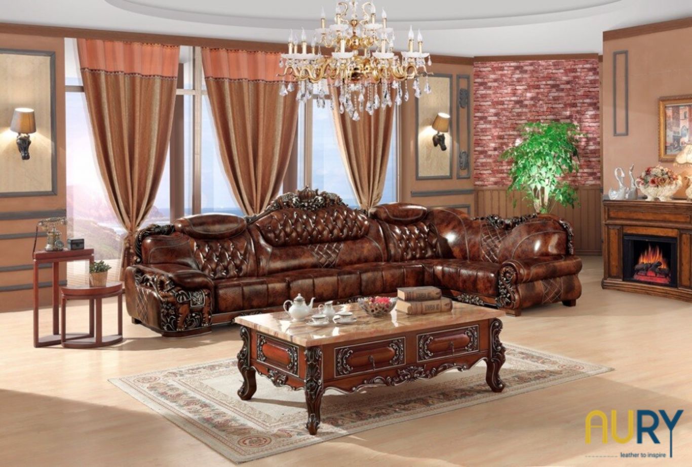 Chất liệu da bọc ghế sofa cổ điển - Sofa da cổ điển một lựa chọn hoàn hảo dành cho không gian sống