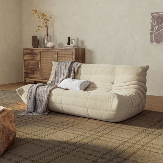 ghế sofa cho phòng khách nhỏ không tay vịn 